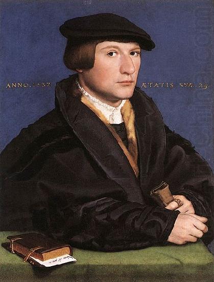Hans holbein the younger Portrait of a Member of the Wedigh Family china oil painting image